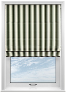 The British Stripe Co. Catherine, Chilterns No.3 - Twist&Fit Roman Blind